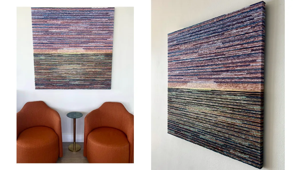 Kinetic string art by Alessandra Meskita — piece 98