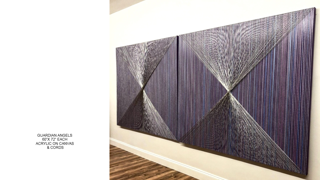 Kinetic string art by Alessandra Meskita — piece 105