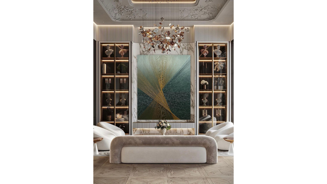 Kinetic string art by Alessandra Meskita — piece 110