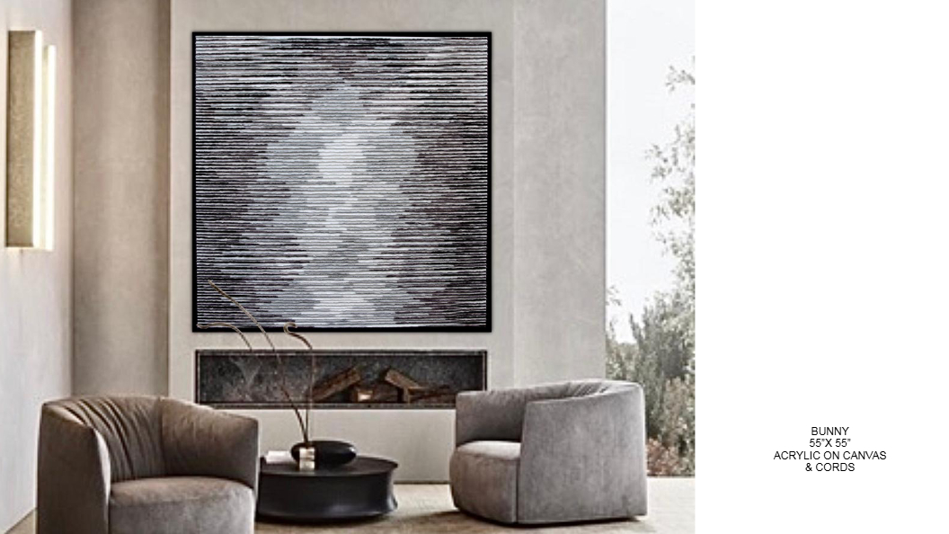 Kinetic string art by Alessandra Meskita — piece 18