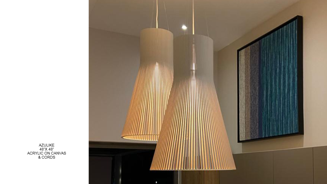 Kinetic string art by Alessandra Meskita — piece 29