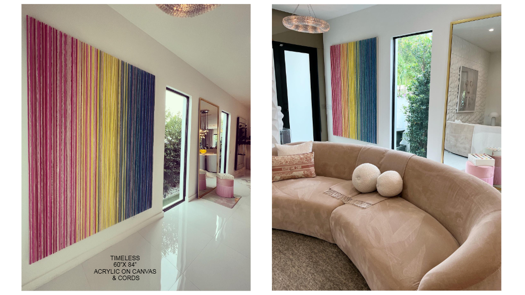 Kinetic string art by Alessandra Meskita — piece 5