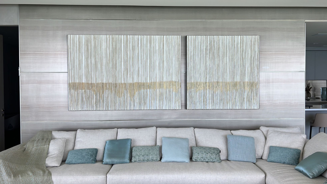 Kinetic string art by Alessandra Meskita — piece 87